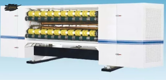 Corrugated Cardboard Production line Helical Knives NC Cutter Off Machine